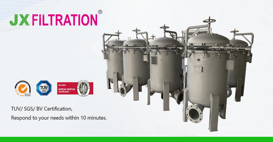 What precautions should be taken when using a bag filter